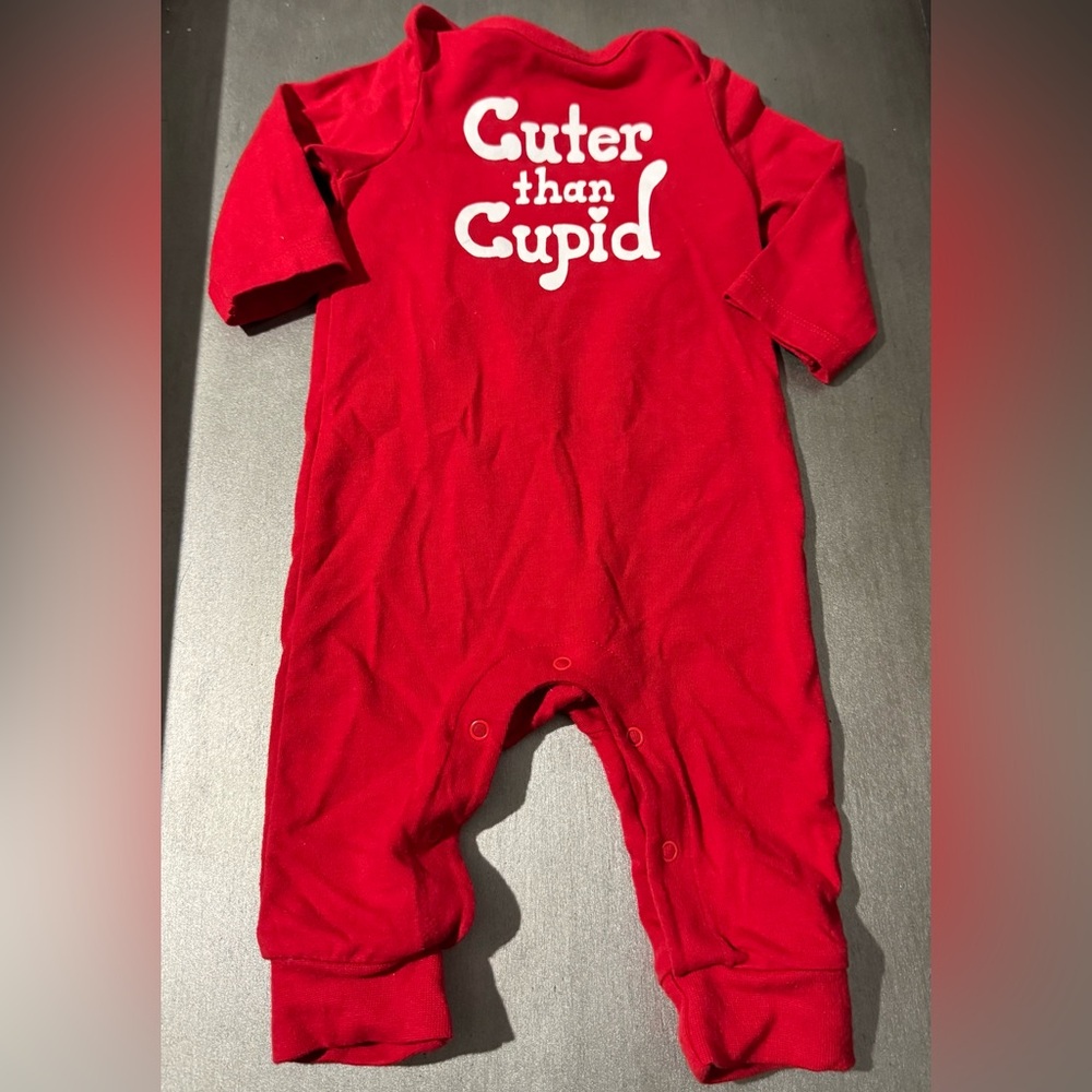 Cuter than Cupid Baby Romper